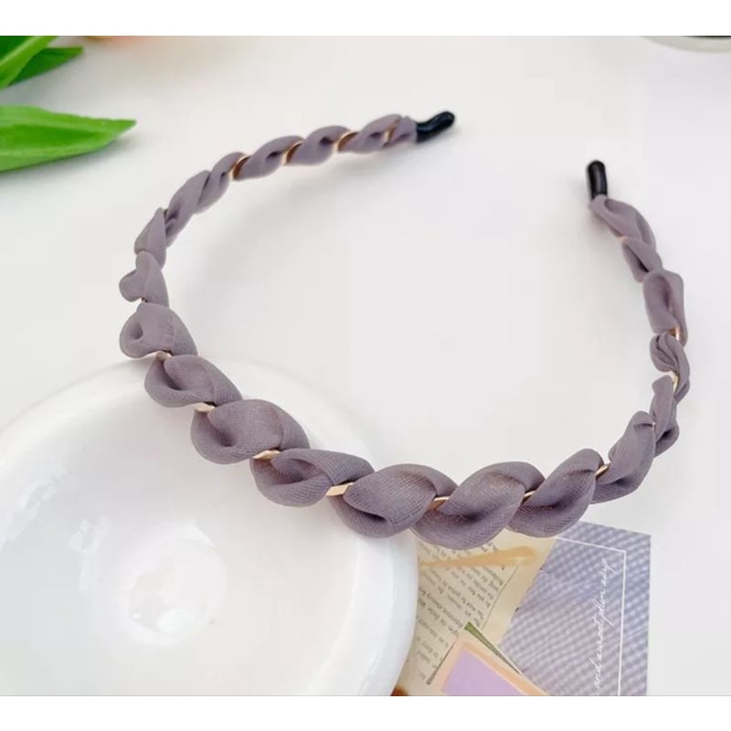 Cài tóc xoắn kết vải voan dễ thương nhẹ nhàng phong cách Hàn Quốc CT059 - Filibra Style