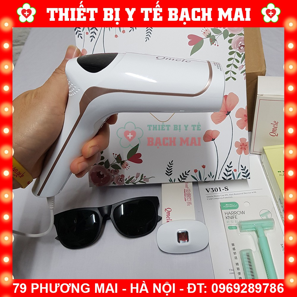 [NEW2020] Máy Triệt Lông Vĩnh Viễn Qmele V301-S - Công Nghệ Làm Lạnh Đầu Triệt - Triệt Mát Lạnh - Không Nóng Rát | WebRaoVat - webraovat.net.vn