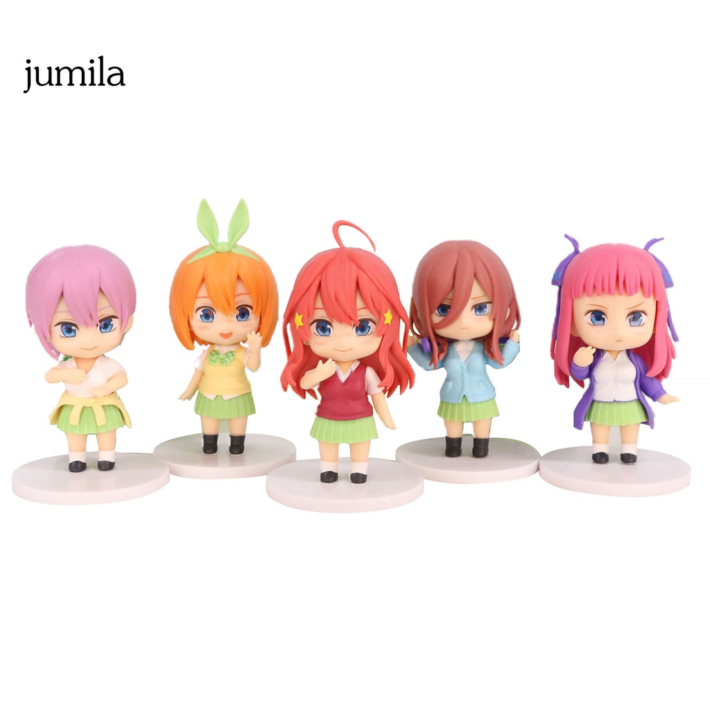 Mô hình búp bê nhân vật Nakano Ichika Nino Yotsuba Itsuki với chất liệu an toàn môi trường