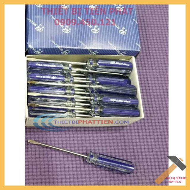 [GIÁ SỐC] Tuốc Nơ Vít, Tua Vít Dẹp -, Bake +, 3Ly x 75mm Hàng RIYANGTOOLS (Chính Hãng)