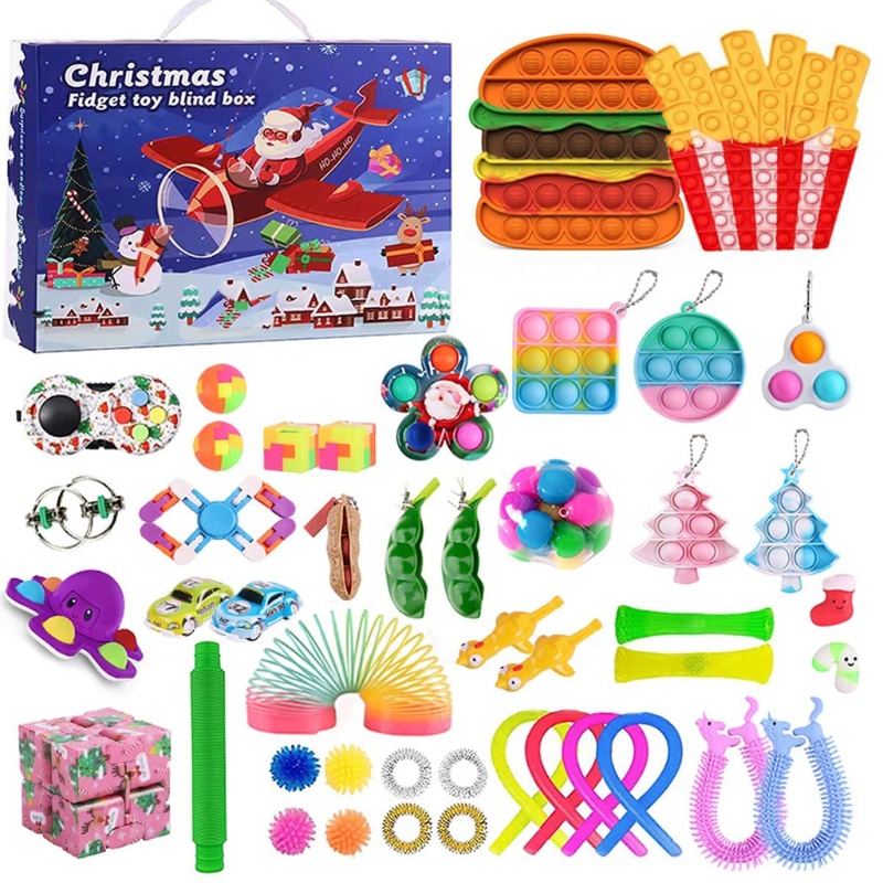 Đồ Chơi Squishy Hình Ông Già Noel / Người Tuyết / Nai Sừng Tấm Giúp Giảm Căng Thẳng