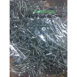 1kg vít tự khoan đầu chìm (đầu bằng) các cỡ