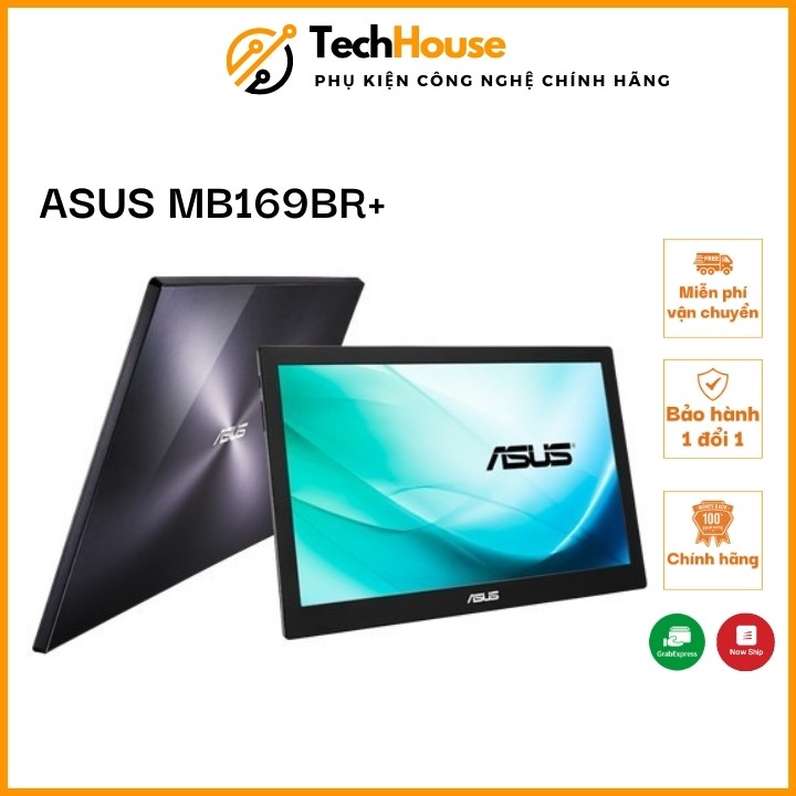 [CHÍNH HÃNG] Màn hình di động ASUS MB169BR+ 15.6 inch/ USB/ Full HD (1920x1080) - Bảo Hành 36 tháng | BigBuy360 - bigbuy360.vn