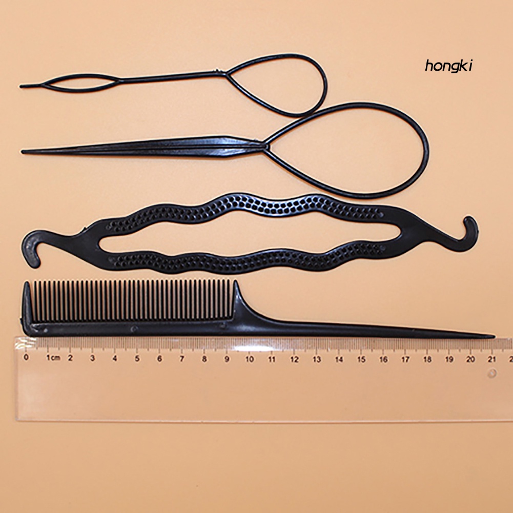 Set 4 dụng cụ tạo kiểu tết tóc thời trang dành cho nữ
