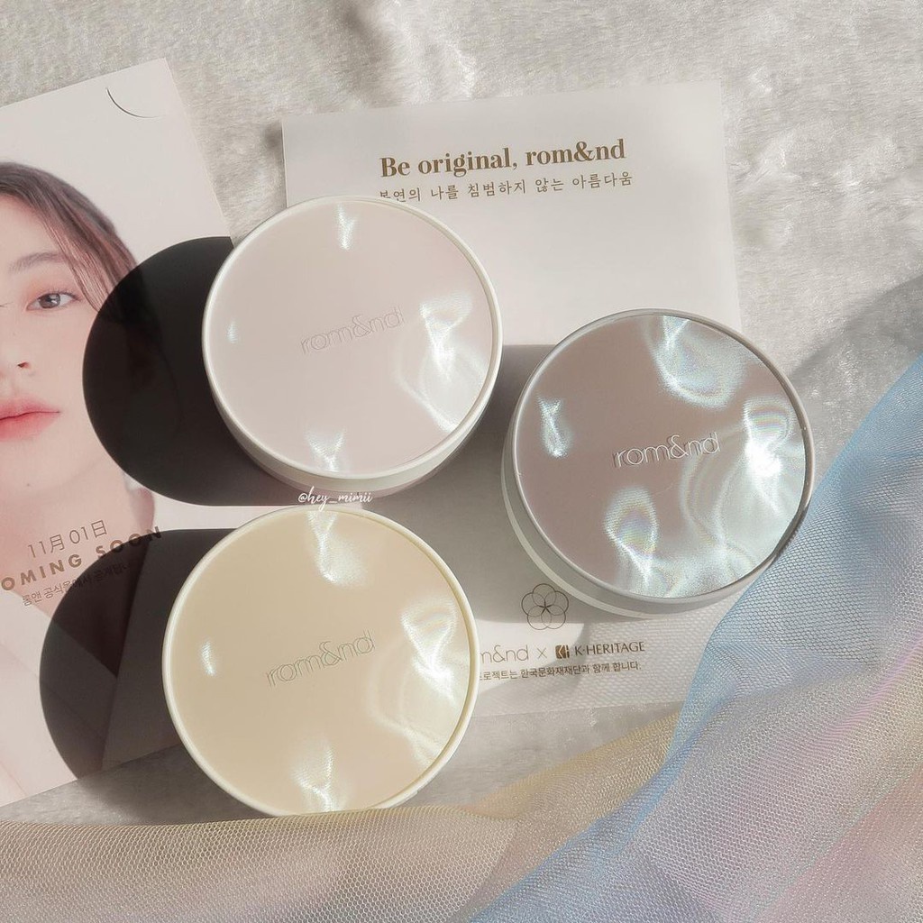 [HANBOK PROJECT] Phấn Nước Che Phủ Tốt, Cho Lớp Nền Bóng Khỏe Romand Clear Cover Cushion SPF50+ PA+++ 14g