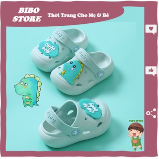 Dép sục cho bé trai bé gái Khủng Long Xanh trẻ em siêu nhẹ, êm, chống trơn trượt siêu dễ thương cho bé