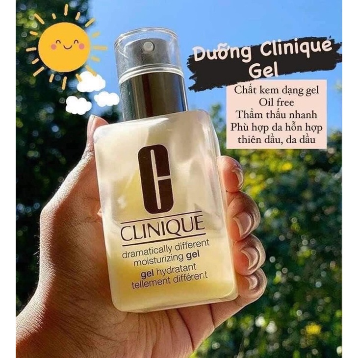 Kem dưỡng cấp ẩm da dầu Clinique Dramatically Different Moisturizing Gel