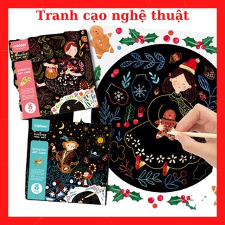 Tranh cạo nghệ thuật độc đáo SCRATCH ART CARDS - chính hãng Mideer