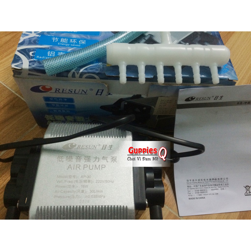 Máy Sủi Oxy 6 Vòi Resun AP30 / AP50  AP 30 / AP 50