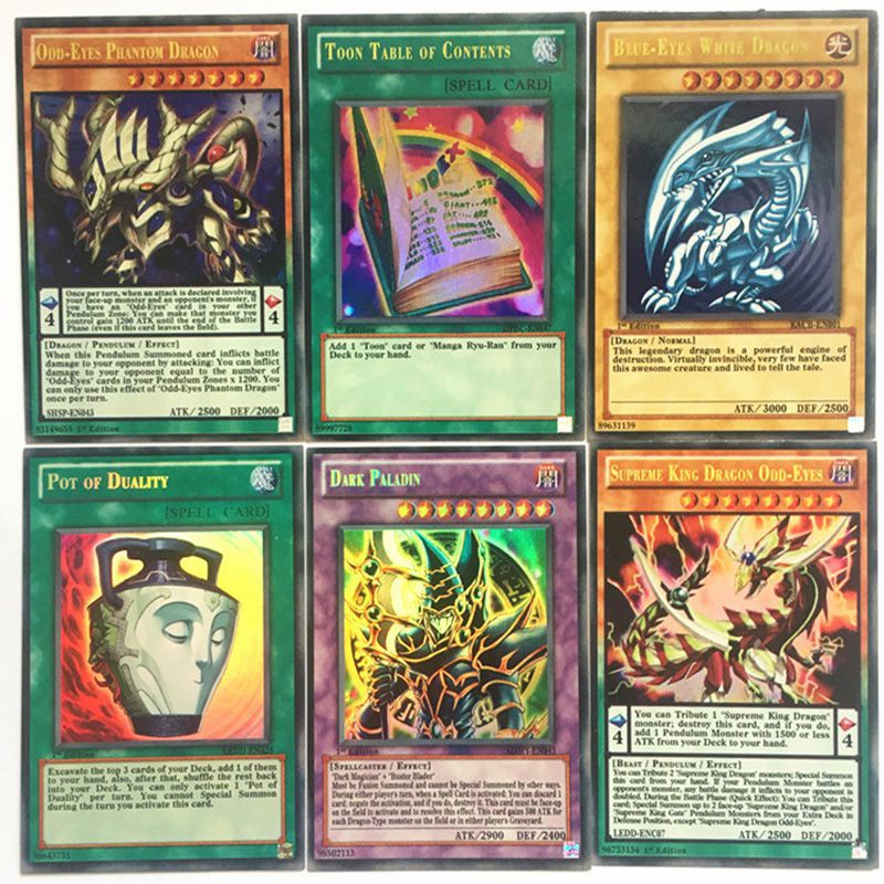 112 Cái Anime Yu-Gi-Oh! Bộ Thẻ Bài yugioh Ảo Thuật Dành Cho Trẻ Em