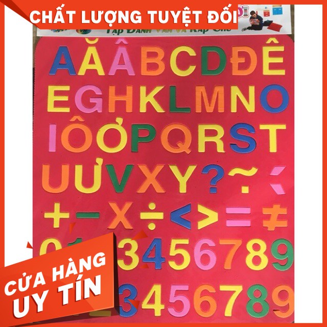Bảng chữ cái xốp cho bé