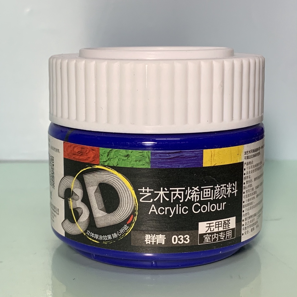 Màu Vẽ Acrylic 3D 100ml - Chính Hãng - Chất Lượng Tốt