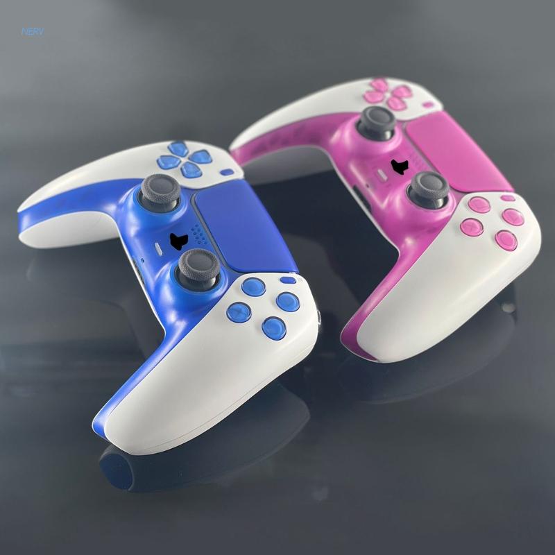 NERV DIY Gamepad Parts Game Controller Decorative Strip Buttons Cover for PS5