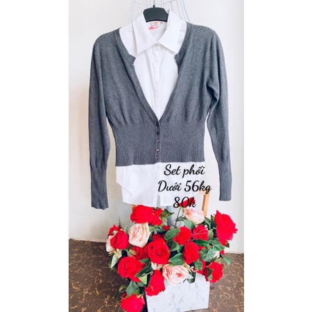 Set len phối sơ mi