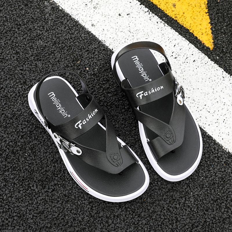 Oeteo Xăng đan Đế Bằng Chống Thấm Nước Thời Trang Đi Biển Cho Nam Giới