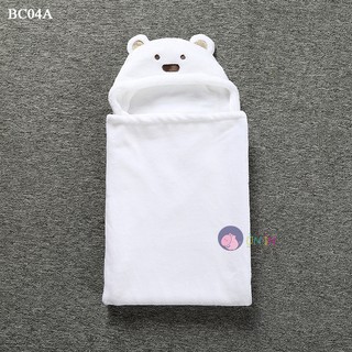 Khăn choàng, khăn ủ hình thú dễ thương cho bé (BC04)