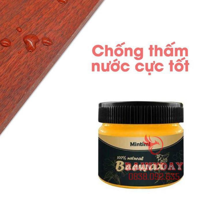 Sáp Ong Beewax Đánh Bóng Đồ Gỗ Sàn Gỗ - Sáp Làm Mới Đồ Gỗ Chống Thấm Nước .