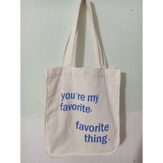 Túi tote canvas đáy vuông (khoá bấm+ ngăn phụ)