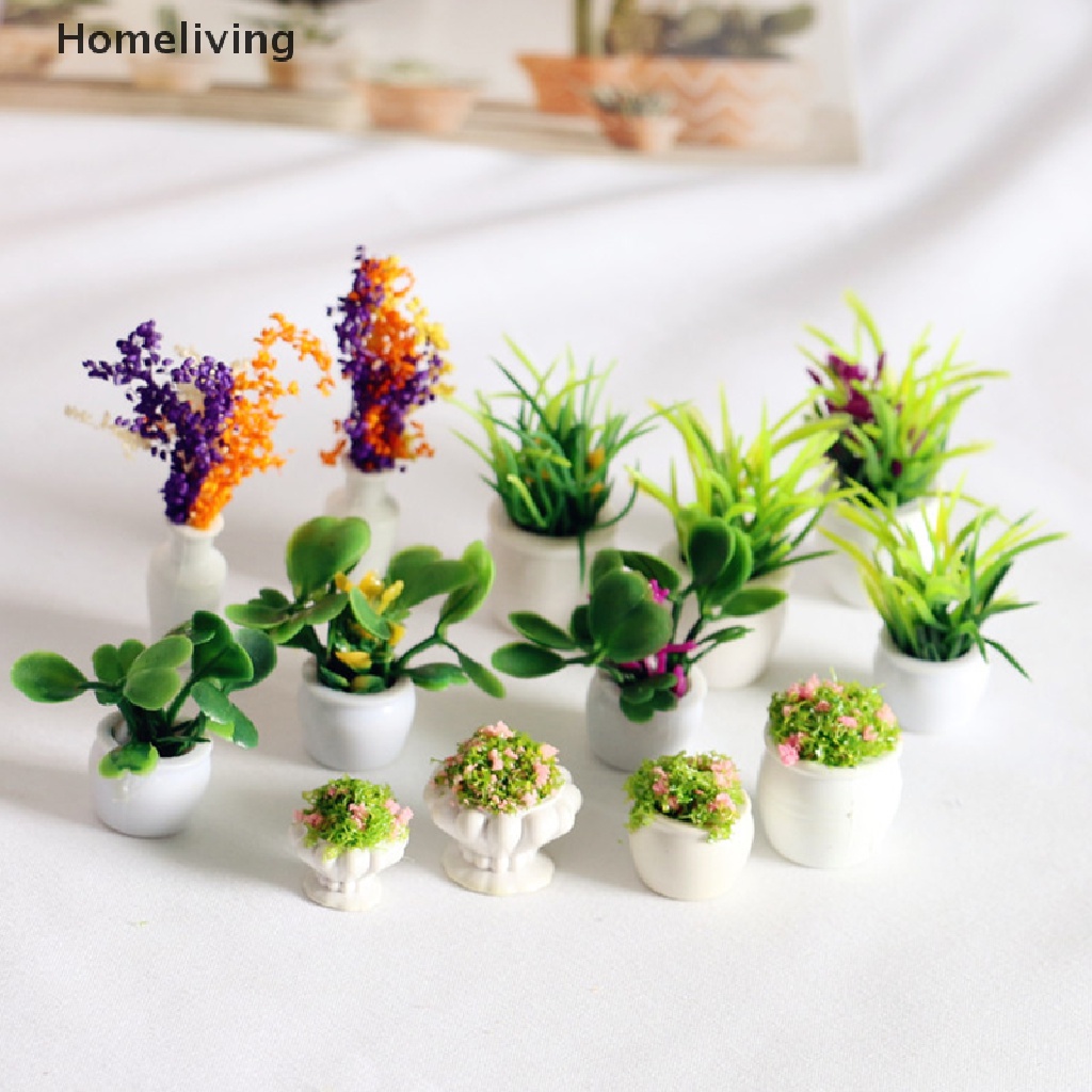 Chậu Cây Mini 12 Kiểu 1: 12 Thân Thiện Với Môi Trường Trang Trí Nhà Búp Bê
