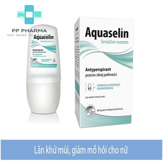 AQUASELIN SENSITIVE WOMEN – LĂN KHỬ MÙI KHÔNG MÙI DÀNH CHO NỮ RA ÍT MỒ HÔI HOẶC MÙI HÔI NÁCH NHẸ