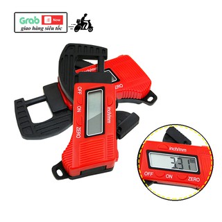 Real | Thước Đo Độ Dày Điện Tử Thân Nhựa ( 0 - 12mm ) Sai Số 0.01mm DC003