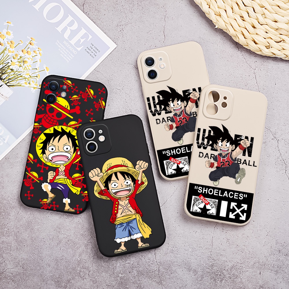 Ốp lưng Ốp điện thoại họa tiết Dragon Ball Cho Compatible for iPhone XS MAX X XR 6S 6 PLUS 11 13 12 PRO MAX 7 8 PLUS SE 2020