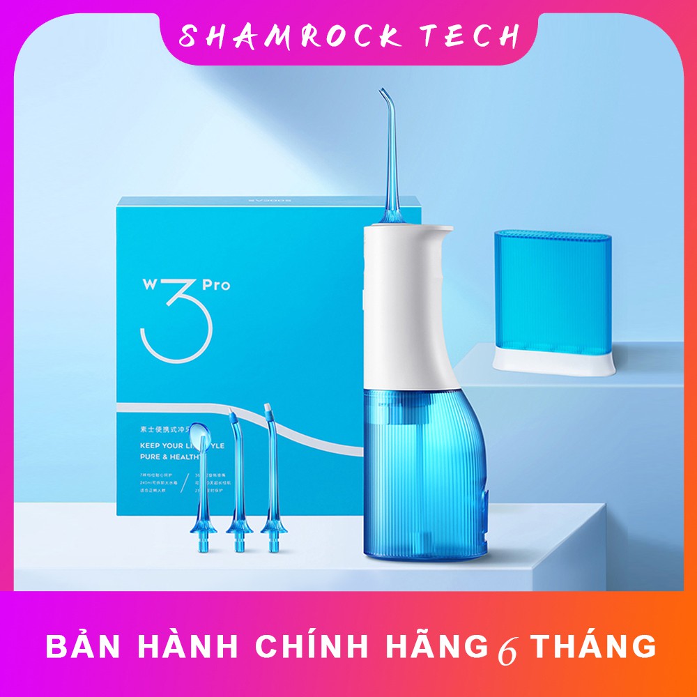 Máy tăm nước Xiaomi Soocas W3 Pro Xịt vệ sinh răng miệng Xiaomi Soocas W3