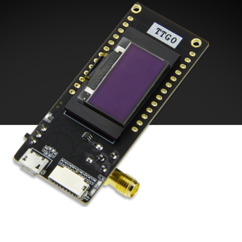 Mô Đun Wifi Không Dây Bluetooth 433Mhz 0.96 Inch SMA IP5306 TTGO LoRa32 V2.1 ESP32