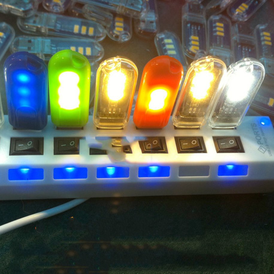 Đèn LED cổng sạc USB 5V kích thước nhỏ gọn tiện dụng