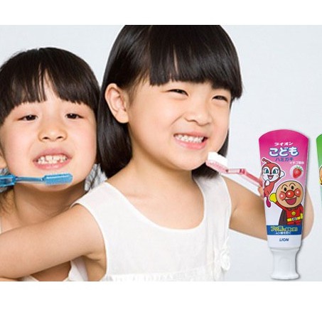 Kem Đánh Răng Lion Nhật Bản Cho Bé 40g đủ vị