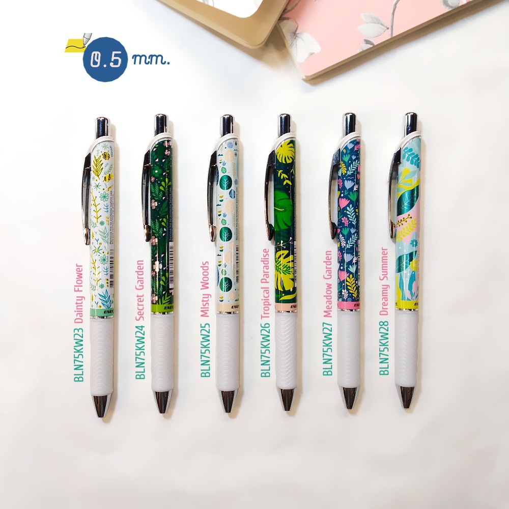 Bút bi gel Pentel Energel Kawaii BLN75KW, 0.5mm