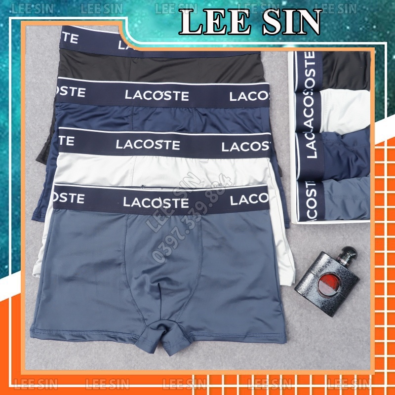 QUẦN LÓT NAM boxer thun lạnh, Quần sịp đùi nam thun lạnh Boxer - LEESIN