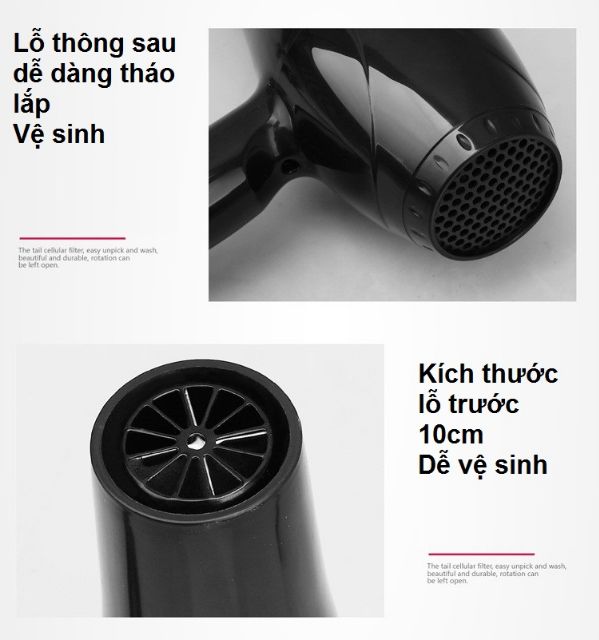 [ GIÁ VÔ ĐỐI ] Máy sấy tóc 2 chiều nóng – lạnh, Máy Sấy DELIYA 8018 công suất 2.000w - Tặng 5 Phụ Kiện Xịn –aviSHOP