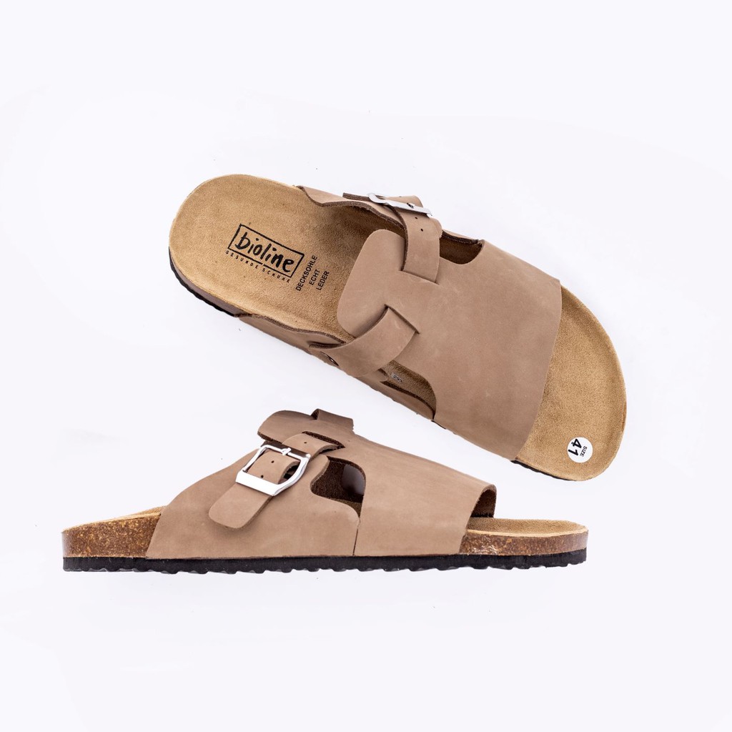 Dép da bò unisex xuất khẩu châu âu mã D26 Birken vietnam