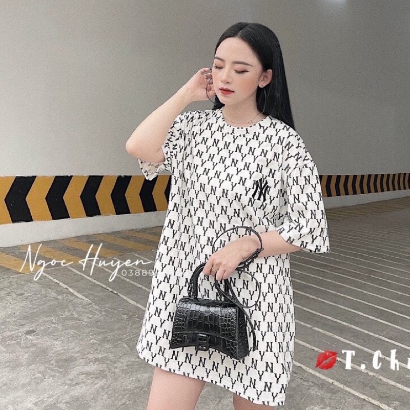 Áo thun Ny form rộng tay lỡ dấu quần loại 1