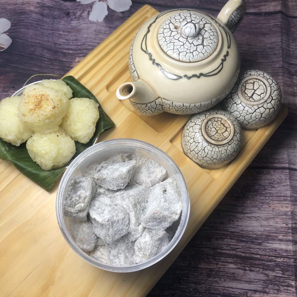 Chè lam dừa khô - bánh chè lam mới loại 500G FREESHIP