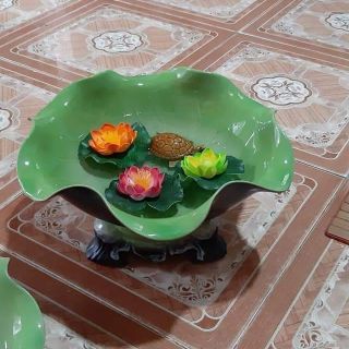 Bát sen thả hoa cắm phật không kèm đế