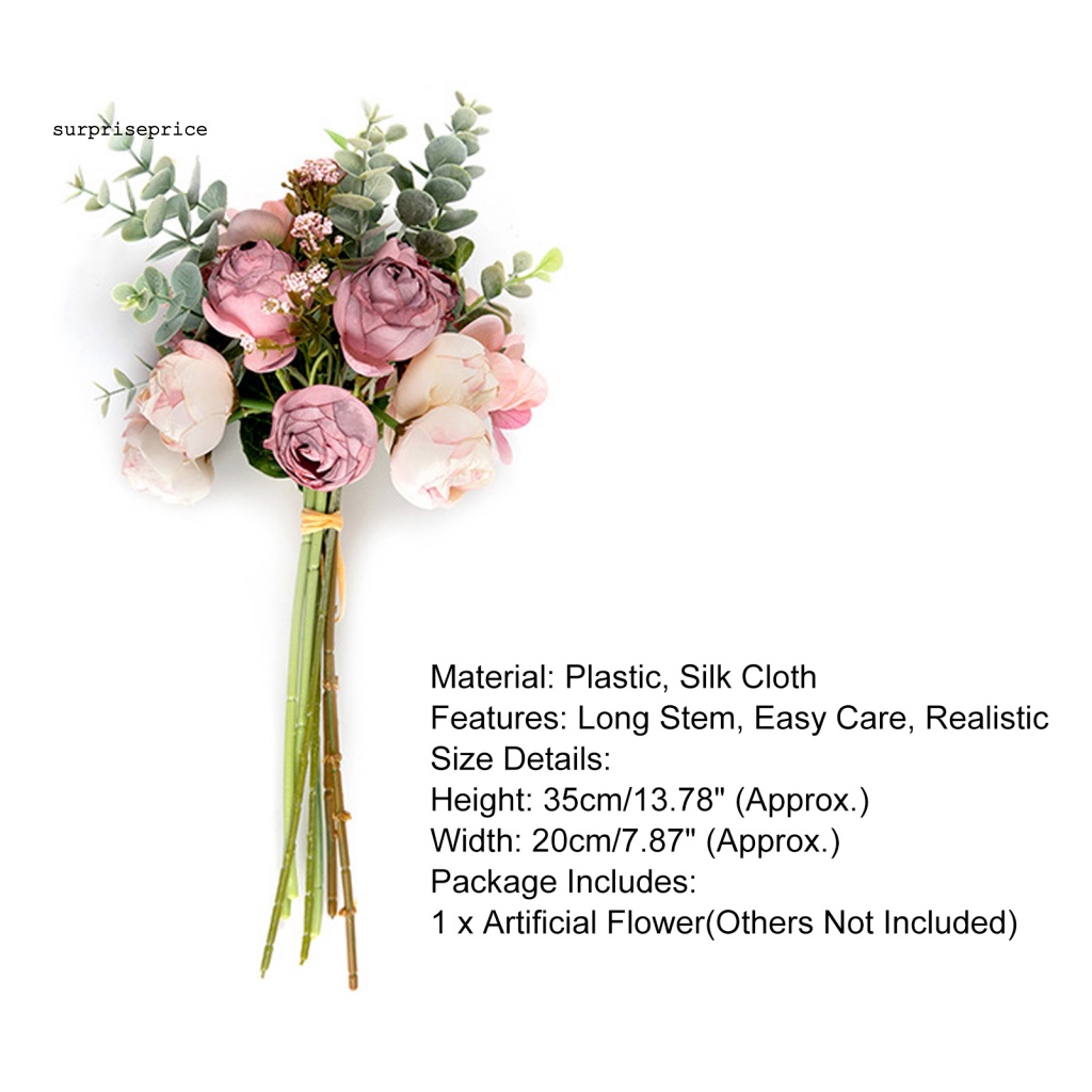 Hoa Hồng Nhân Tạo Thân Dài Dùng Trang Trí Nhà Cửa