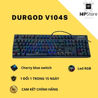 Bàn phím cơ gaming Durgod v104s cao cấp giá rẻ likenew tốt hơn fuhlen m87s