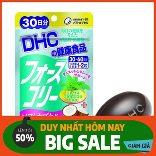 SALE GIÁ GỐC  Viên Uống Giảm Cân Bổ Sung Dầu Dừa DHC FORSKOHLII SOFT CAPSULE 30v/gói & 60v/gói SALE GIÁ GỐC
