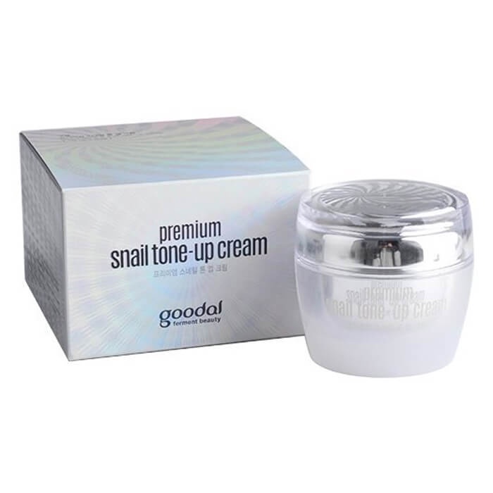 Kem dưỡng trắng da nâng tone Ốc Sên Goodal Premium Snail Tone-Up Cream Hàn Quốc 30ml làm giảm nếp nhăn mờ thâm nám