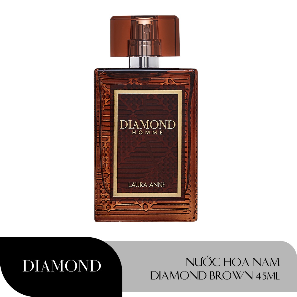 Nước Hoa Laura Anne Diamond Homme 45ml - Brown