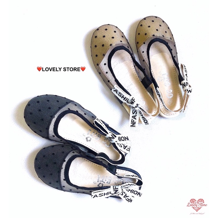 🔥XẢ KHO GIÀY🔥GIÀY CHO BÉ GÁI. GIÀY CHẤM BI CÓ QUAI NƠ TIỂU THƯ VINTAGE ĐÁNG YÊU CHO BÉ GÁI❤️.