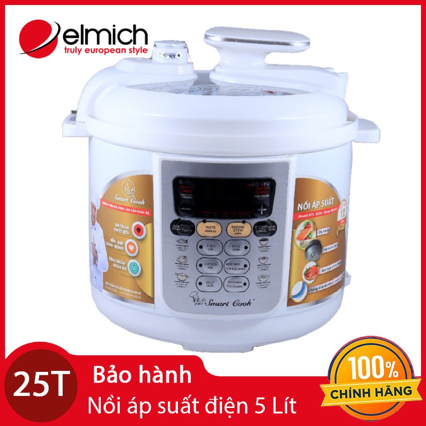 Nối Áp Suất Điện Elmich Smart Cook 5L PCS-0239