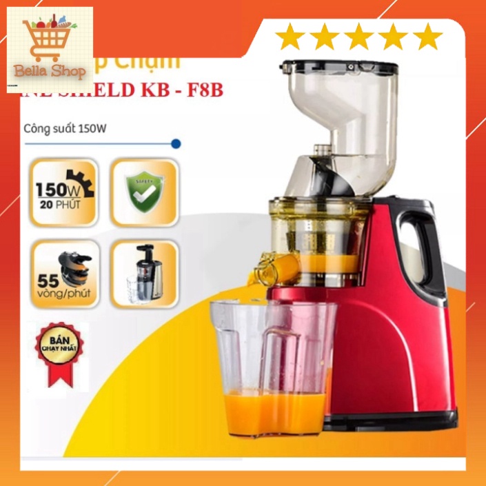 [NEW] MÁY ÉP CHẬM HONGXIN RH-312/NINE SHIELD KB-F8B ÉP NGUYÊN QUẢ tiện tích CAO,LẤY NƯỚC thuần chất (BẢO HÀNH 6 THÁNG)