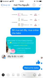 [CÓ SẴN, ĐỦ BILL] Máy rửa mặt Foreo Luna mini 2