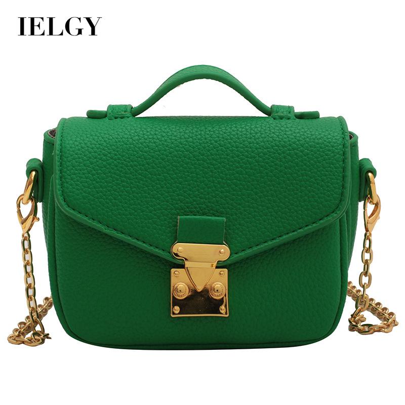 Túi Đeo Vai Hình Vuông Cỡ Nhỏ Phối Dây Xích Thời Trang Cho Nữ