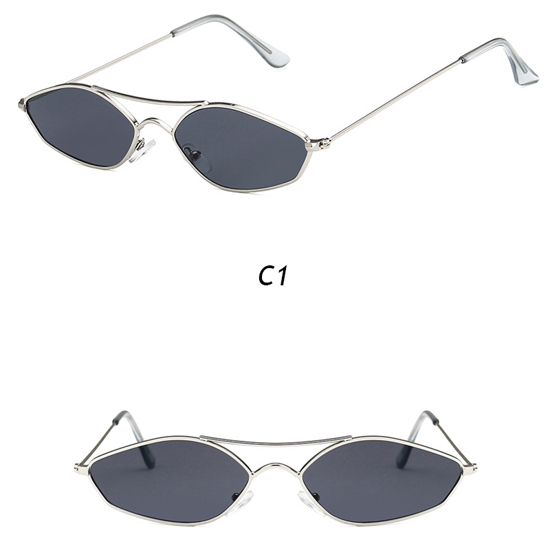 Hàng Có Sẵn! Kính Mát Hình Oval Độc Đáo Cho Nữ