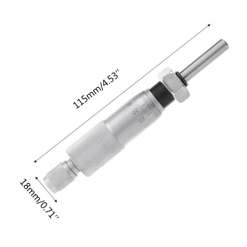 Thước Đo Micrometer Đầu Tròn Đường Kính 0-25mm