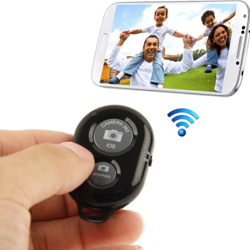 Remote Bluetooth Chụp Hình Điều Khiển Từ Xa, Chụp Ảnh Tự Động Cho Smartphone, Iphone, Ipad..
